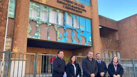 Autoridades del Biobío informan avances para la recuperación de Registro Civil de Ongolmo