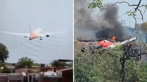 Confirman hallazgo de un sobreviviente: Avión con 242 personas y con destino a Londres se estrella cerca de aeropuerto en India