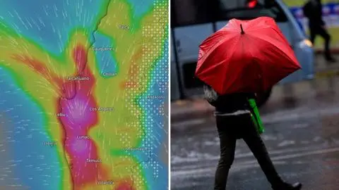 Emiten alarma meteorológica para el Biobío por lluvia fuerte de hasta 70 mm en pocas horas: Conoce sectores afectados