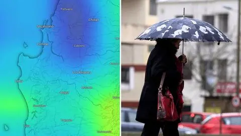 Frío y lluvia en el Biobío: Estos son los sectores de la región que recibirían precipitaciones esta semana