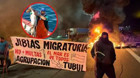 Pescadores de Lebu exigen que se detengan las multas por perseguir la Jibia
