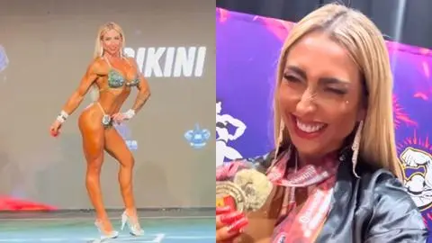 Nicole “Luli” Moreno obtiene doble medalla en torneo internacional de fitness en Bolivia