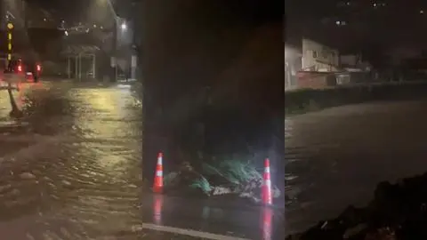 Curanilahue sufre pero soporta el paso del sistema frontal: Recibió cerca de 200 milímetros de agua