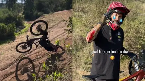 “Caerse a esta edad enciende todas las alarmas”: Edo Caroe termina en urgencias tras accidente deportivo
