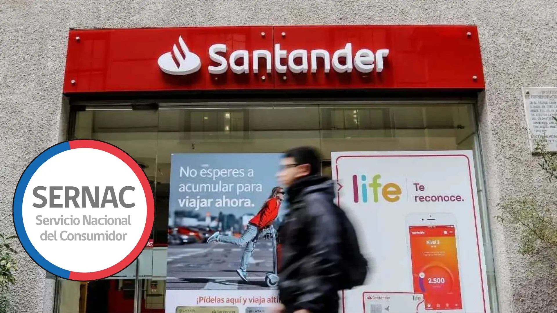 Sernac arremete contra Banco Santander por vulneración de datos personales de cerca de 4 millones de clientes
