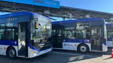 Buses eléctricos de Ruta Las Playas empiezan a operar este mes de junio