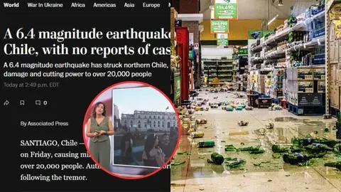 Así reaccionó la prensa en el mundo ante el sismo que sacudió gran parte de la Región de Atacama