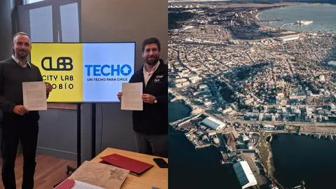 Techo y City Lab Biobío firman convenio para estudiar asentamientos informales en el Gran Concepción