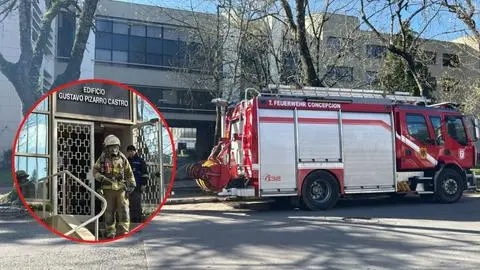 Incendio menor en laboratorio de UdeC: Se descarta presencia de químicos peligrosos