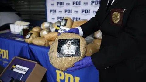 Cae banda que narco usaba imagen de Pablo Escobar para marcar droga y traerla al Gran Concepción