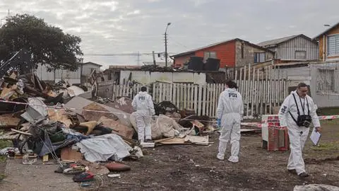 Macabro hallazgo durante demolición en Hualpén: encuentran cadáver en casa “okupa”