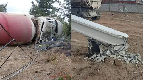Reportan casi 2 mil accidentes y 1,6 millones de clientes CGE sin luz por postes chocados