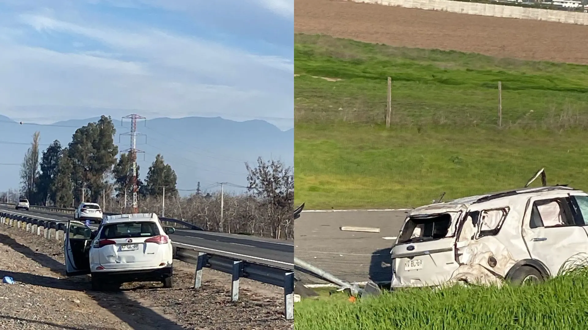 Encerrona en Buin termina con delincuente muerto tras violento choque en fuga