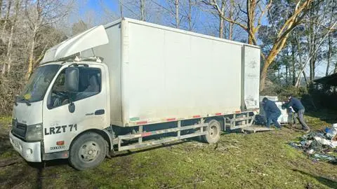 Asalto armado a camión con medicamentos en Concepción: Delincuentes fueron atrapados en el camino a Ramuntcho