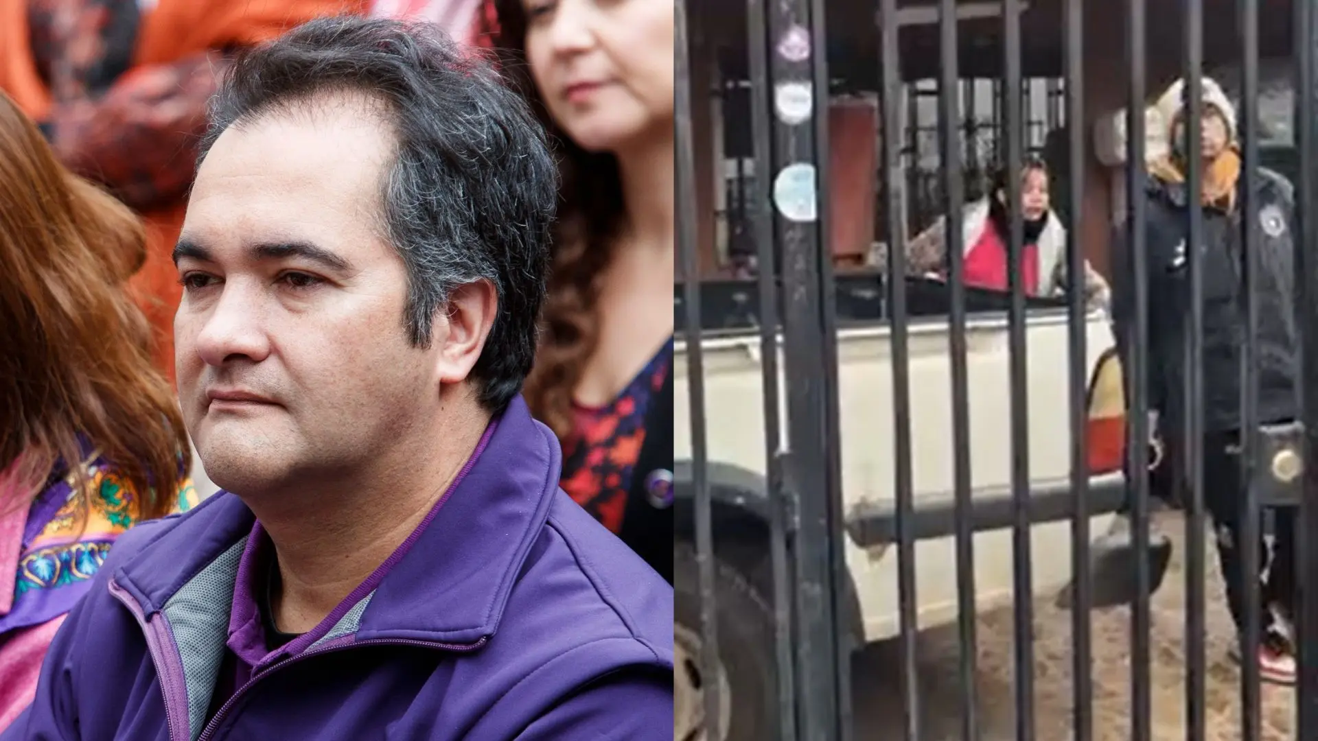 Hombre agredió al Alcalde de Conchalí quien fiscalizaba junto a su equipo una obra de pavimentación