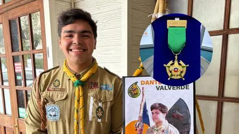 Joven de Hualpén recibió la máxima condecoración nacional de los Scout por su destacada trayectoria