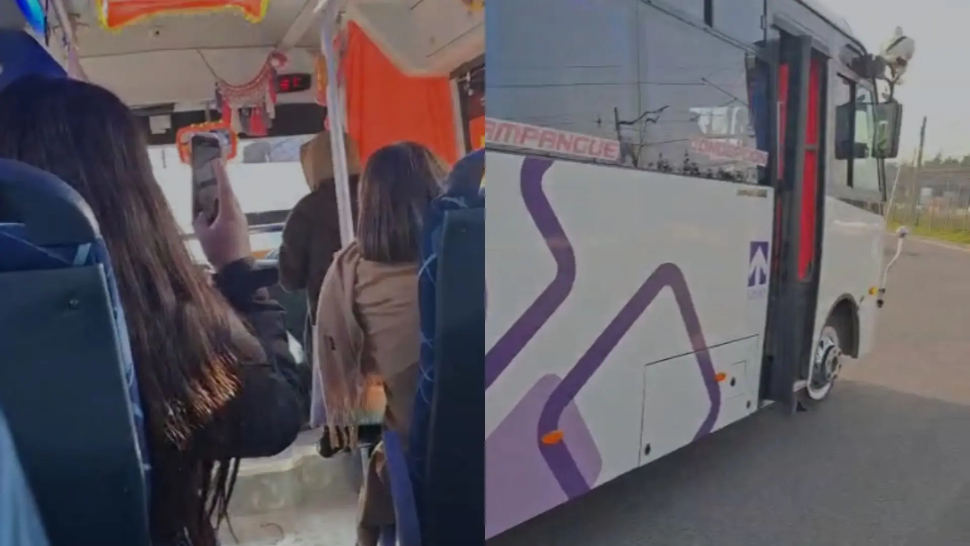 “Mátate solo w…”: Conductor de bus persigue a camión que lo chocó y provoca pánico entre sus pasajeros en San Pedro de la Paz