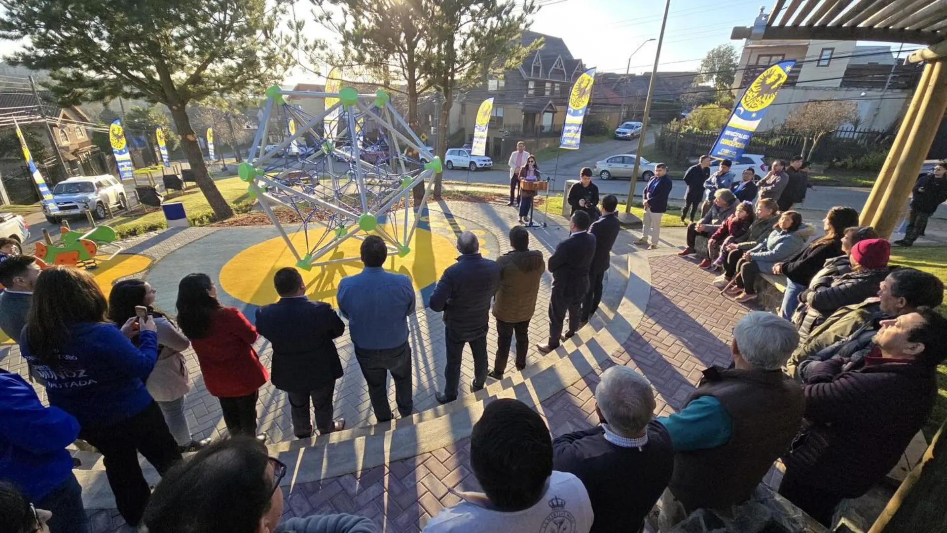 Municipalidad inauguró nueva área verde para Concepción