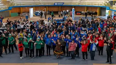“Mateada” reunió a más de 250 personas mayores en el Gimnasio Municipal