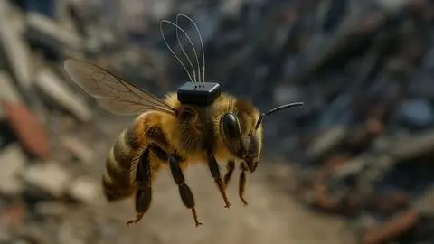 Crean la primera abeja cíborg en China: Podrán usarlo para buscar a personas durante catástrofes
