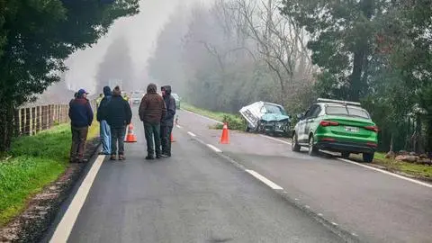 Automóvil chocó contra un árbol: Conductor fallece tras grave accidente de tránsito en ruta de San Carlos