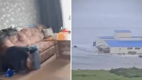 Videos muestran intensidad de terremoto 8.8 en Rusia y posterior llegada del tsunami