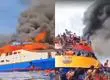 Incendio en barco deja al menos cinco muertos y cientos de evacuados en Indonesia