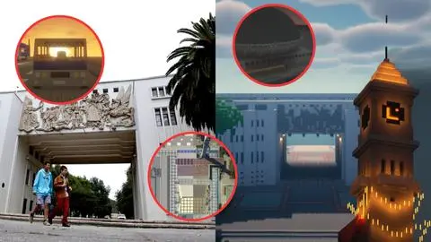 Ya puedes recorrer la Universidad de Concepción y Talcahuano… en Minecraft: Abren servidor con mapas inspirados en el Biobío