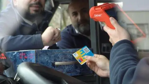 Pago electrónico representan un cuarto de los pasajes en las micros a Santa Juana