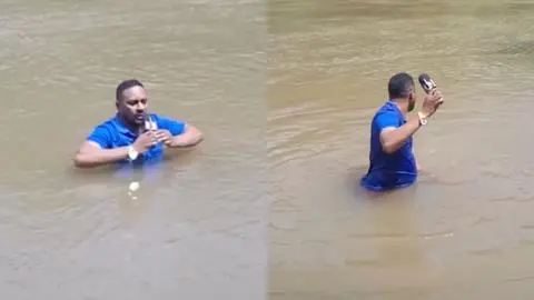Mientras despachaba en vivo: Periodista encontró accidentalmente el cuerpo de niña desaparecida en Brasil