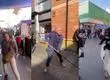 Con palos y fierros: Registran agresión de ambulantes de Barrio Meiggs a inspectores municipales