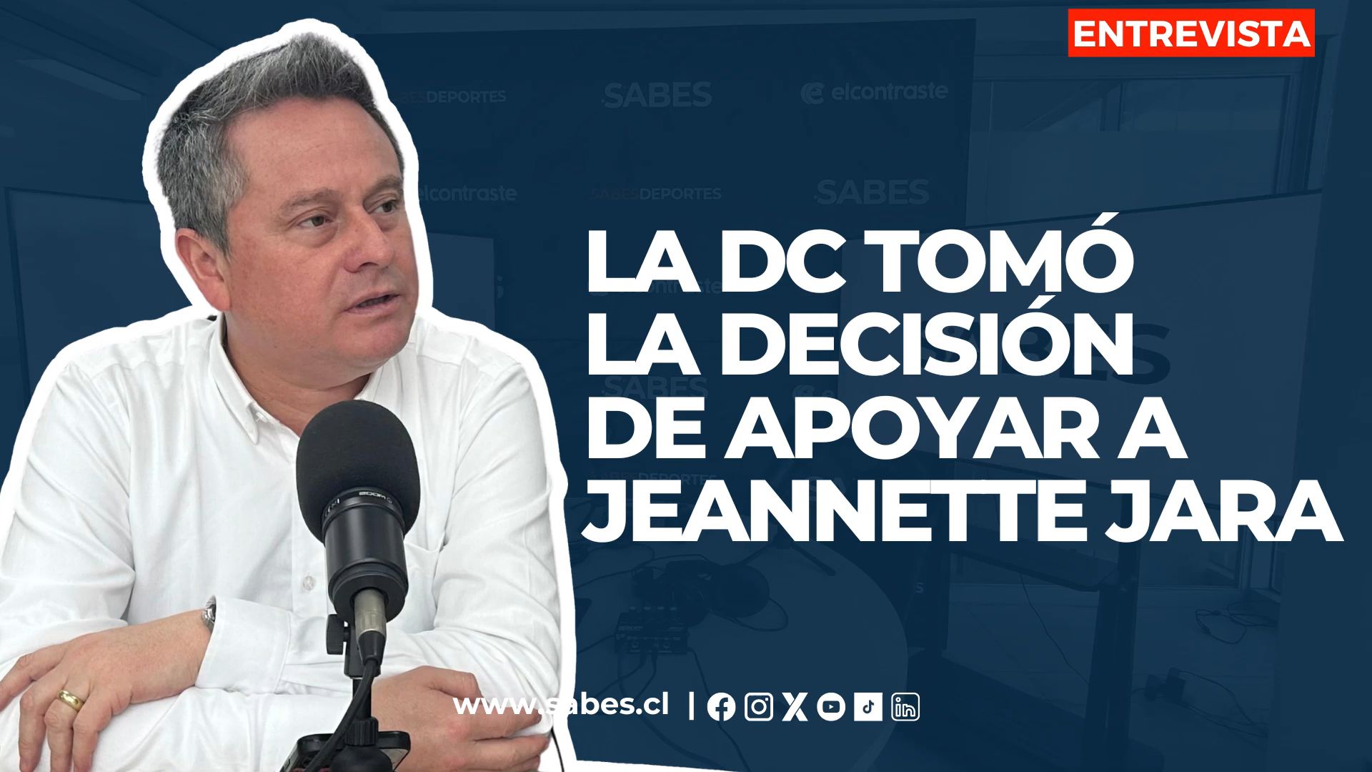 “No nos estamos adhiriendo a los principios del Partido Comunista”: Álvaro Ortiz por apoyo de la DC a candidatura de Jeannette Jara