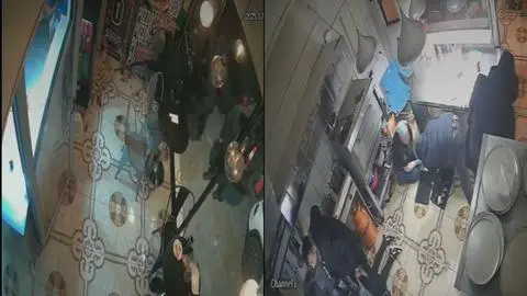 Delincuentes armados con pistolas y escopetas robaron pizzería de familia de Bombo Fica