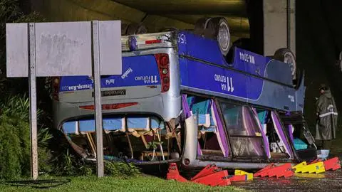 Conductor detrás del fatal volcamiento de micro en Chiguayante pedirá salir de prisión preventiva
