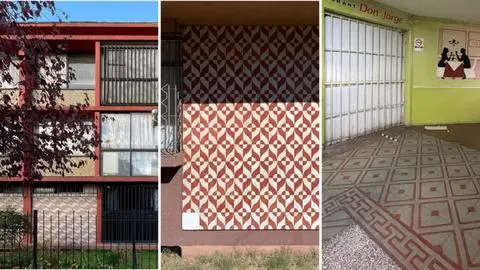 Deambulando por Concepción: La sutil belleza de las baldosas en pisos y muros
