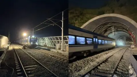 Parte una era: Biotren cruza por primera vez el nuevo Puente Ferroviario del Gran Concepción