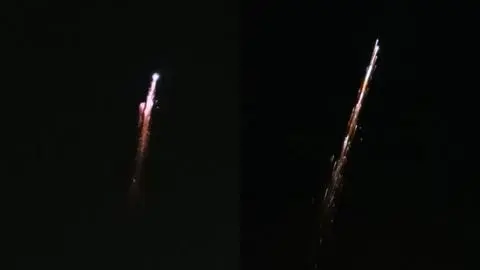 VIDEO | Avistan la caída de objetos luminosos en cielos del norte de Chile