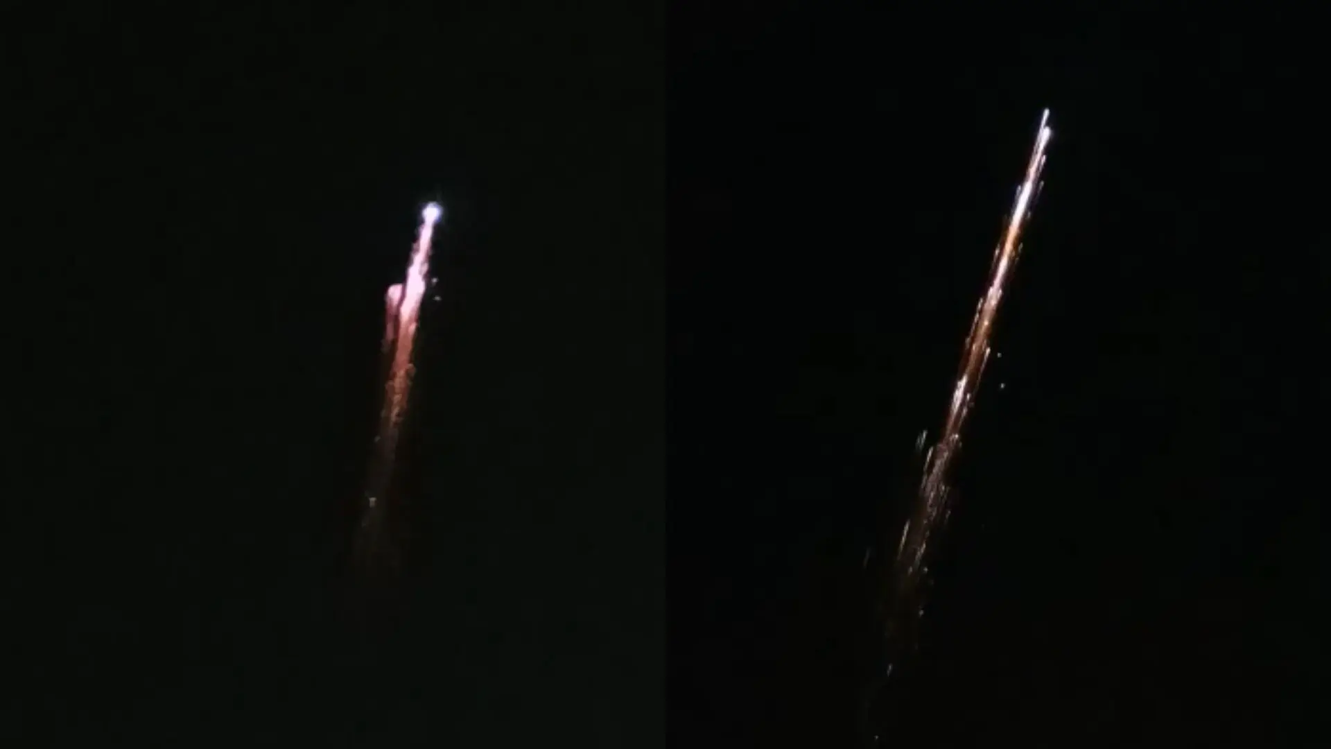 VIDEO | Avistan la caída de objetos luminosos en cielos del norte de Chile