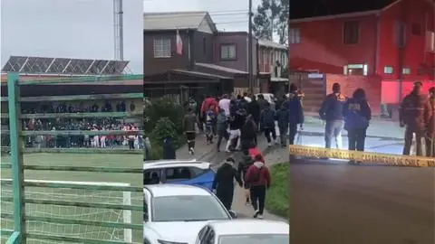 Pelea entre hinchas de fútbol deriva a balacera en San Pedro de la Paz: Deja un herido y una casa impactada con “balas locas”