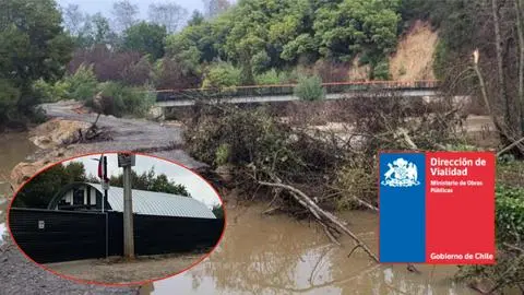 La estela de dudas que deja la construcción de un millonario puente que no sirve por estar en un terreno privado en Hualqui