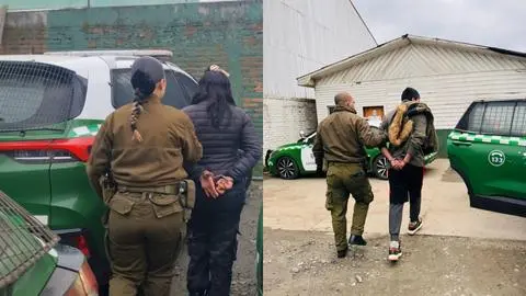 Carabineros detienen en Cañete a siete sujetos que asaltaron en turba a mujer