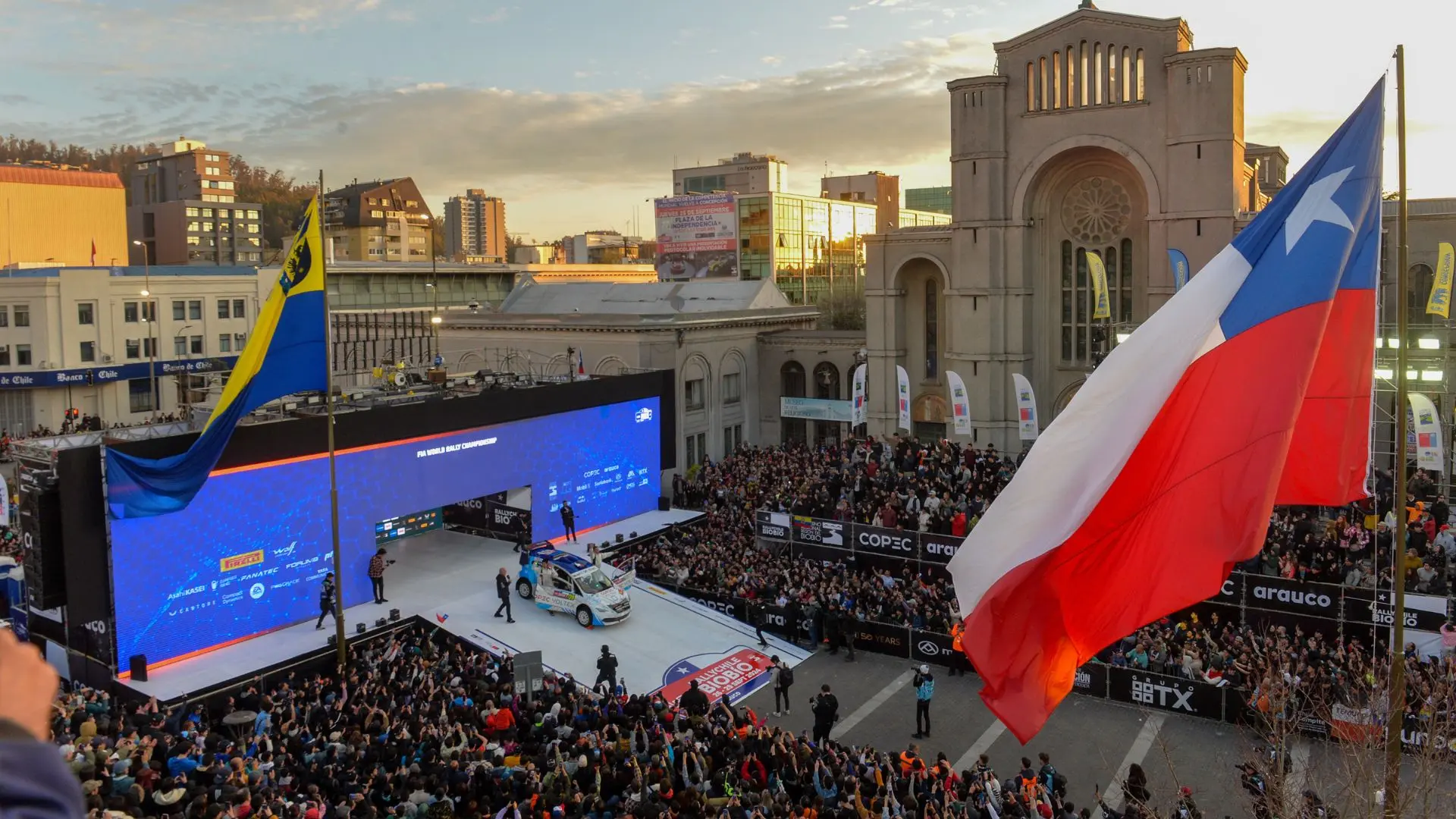 Concepción será sede de la fiesta del WRC con Fan Zone y Largada Protocolar en Plaza de la Independencia