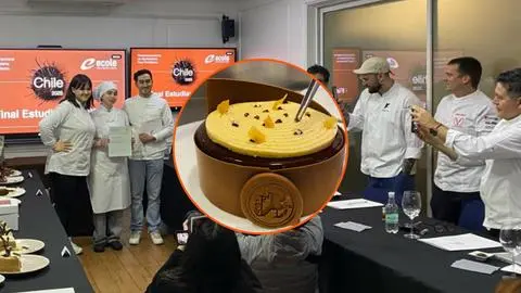 Torta de chocolate creada por estudiante de gastronomía de Concepción gana concurso de la Escuela de Paco Torreblanca