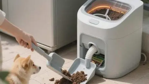 Estudiante en China logró crear un compostador que transforma en fertilizante las heces de gatos y perros