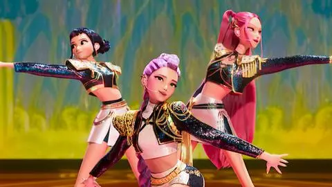 K-Pop Demon Hunters en lo alto de la palestra musical y cinematográfica: Los récords que rompe el film animado