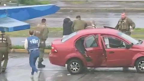 Carabinero le disparó a sujeto que lo intentó atropellar en Hualpén
