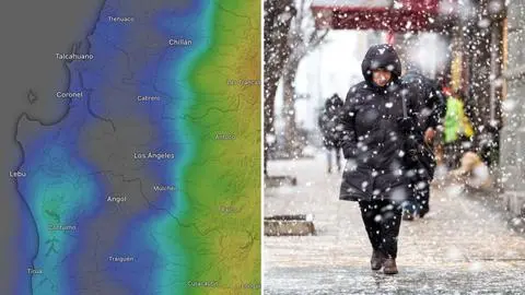 Nevadas en Biobío: sectores de estas 19 comunas podrían registrar nieve a partir de este jueves
