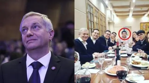 Kast deberá declarar en Comisión Investigadora: Aparece en una fotografía cenando con sujeto detenido por robo de cobre