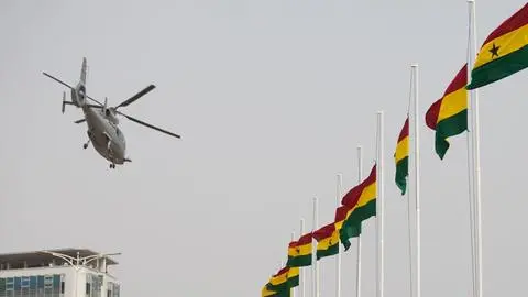 Helicóptero militar de Ghana capota y causa muerte de 8 personas: Entre los fallecidos hay dos ministros
