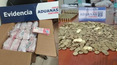 Incautan 335 mil monedas chilenas, argentinas y de colección en Puerto de San Antonio: Avalúo supera los 60 mil dólares